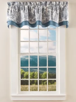 Essex Toile Rod Pocket Bradford Valance