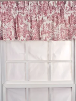 Essex Toile Rod Pocket Tailored Valance by Country Curtains®