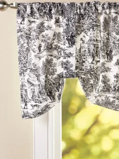 Essex Toile Rod Pocket Tie-Up Valance by Country Curtains®