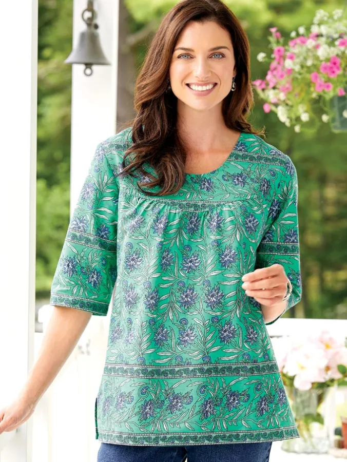 Everbloom Muumuu Tunic Top