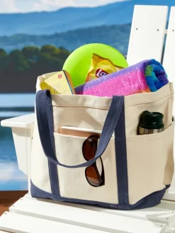 Everyday Open-Top Canvas Tote Bag