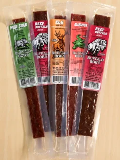 Exotic Jerky Gift Sampler Pack, 5 Sticks