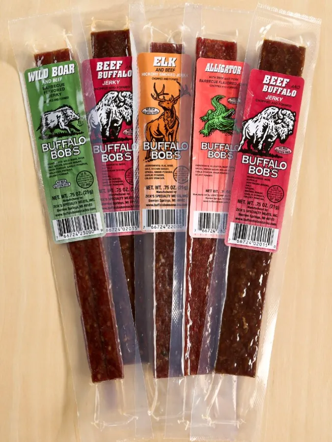 Exotic Jerky Gift Sampler Pack, 5 Sticks