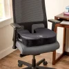 Extra-Thick Coccyx Orthopedic Memory Foam Seat Cushion