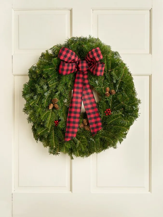 Farmhouse Holidays 24 Inch Balsam Wreath