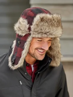 Faux Fur Bomber Hat for Women and Men