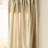 Faux Silk Lined Rod Pocket Curtains With Back Tabs by Country Curtains®