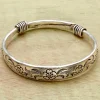 Floral Silver Bracelet