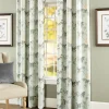 Floral Supreme Room Darkening Grommet Top Long Curtain Panel