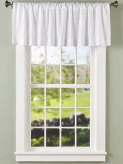 Floret Candlewick Rod Pocket Tailored Valance