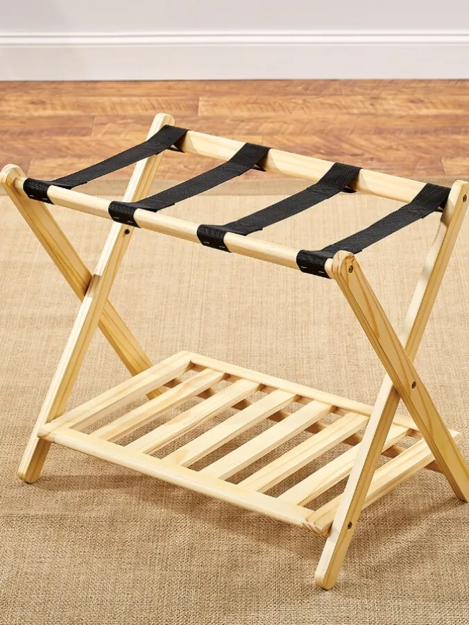 Folding Luggage Rack Suitcase Stand