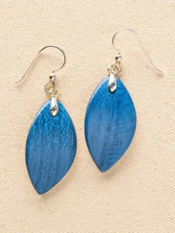 Forest Dreams Mini Leaf Wood Drop Earrings