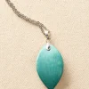 Forest Dreams Mini Leaf Wood Pendant Necklace