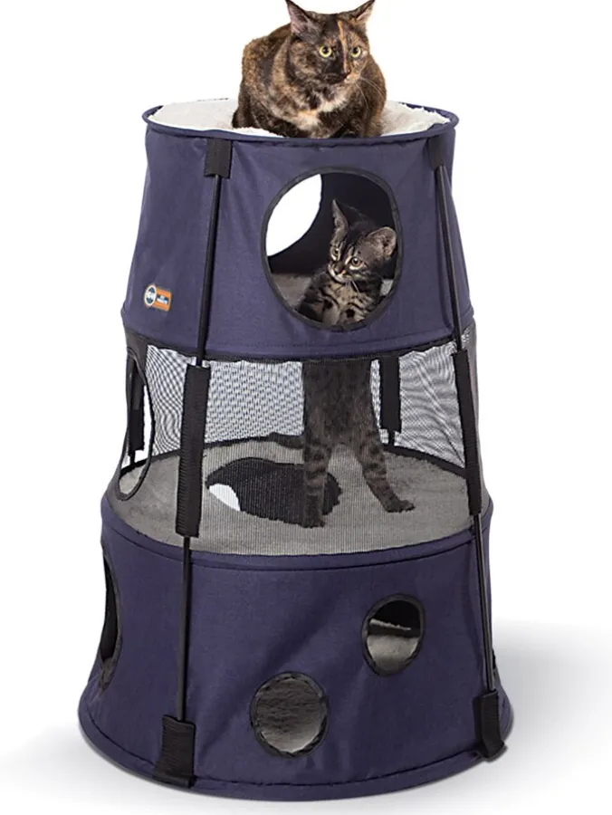 Four-Level Kitty Tower
