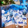 French Christmas Advent Calendar With Chocolates, Nuts, and Fruit Jellies