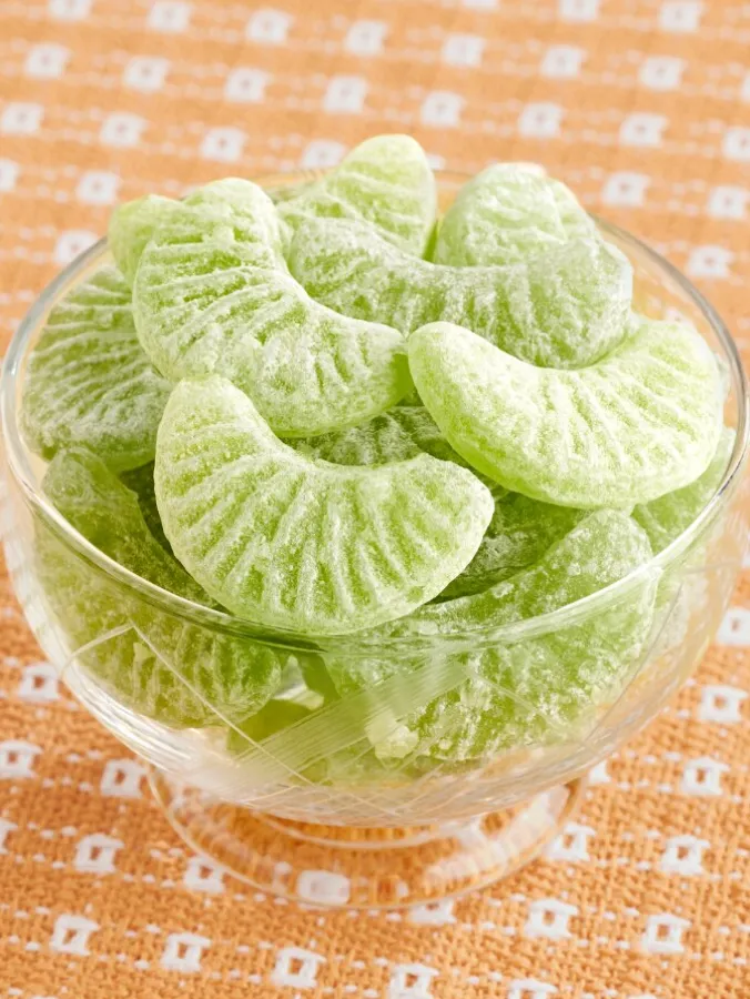 French Green Apple Hard Candy, 1 Pound Bag