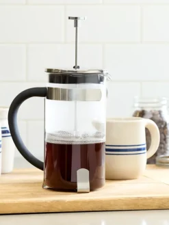 French Press Stainless Steel/Glass Coffee Maker