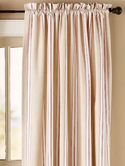 French Ticking Rod Pocket Curtains by Country Curtains&reg;