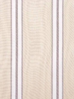 French Ticking Rod Pocket Swag Pair