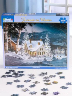 Friends in Winter Jigsaw Puzzle, 1000 Piece