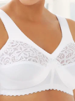 Full-Coverage Wireless Cotton Support Bra