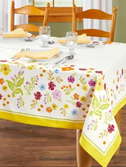 Garden Party Cotton Tablecloth