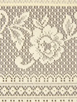 Garden Rose Lace One-Piece Rod Pocket Swag