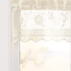 Garden Rose Lace Rod Pocket Insert Valance