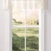 Garden Rose Lace Rod Pocket Valance