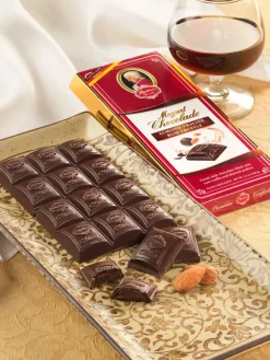 German Almond Praline Rum Truffle Chocolate Bar
