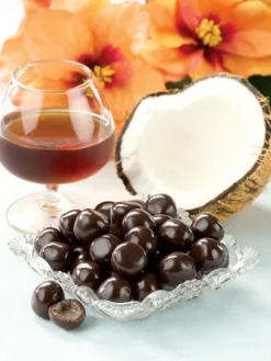 German Coconut Rum Dark Chocolate Cordials, 13 oz. Bag