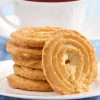 German Coconut Spritz Cookies, Set of 2