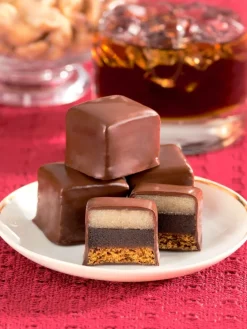 German Dominostein Gingerbread and Marzipan Bites