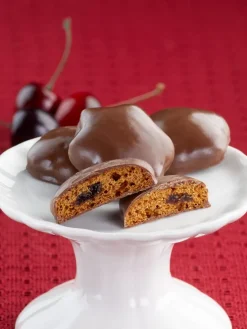 German Gingerbread With Cherry Preserves and Milk Chocolate