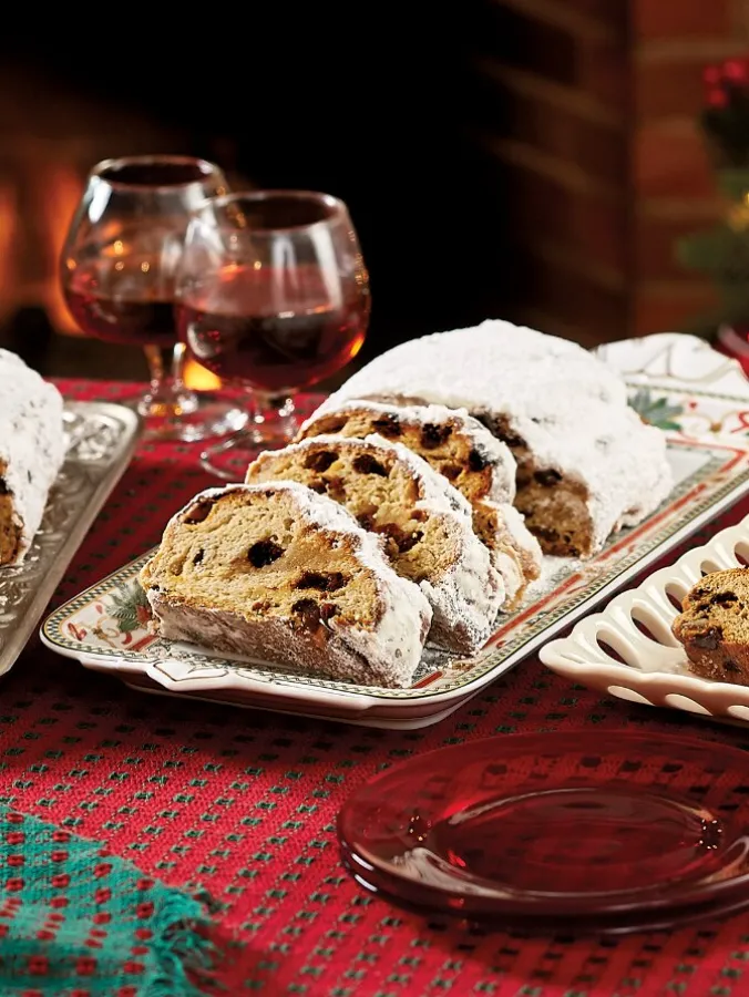 German Marzipan Stollen