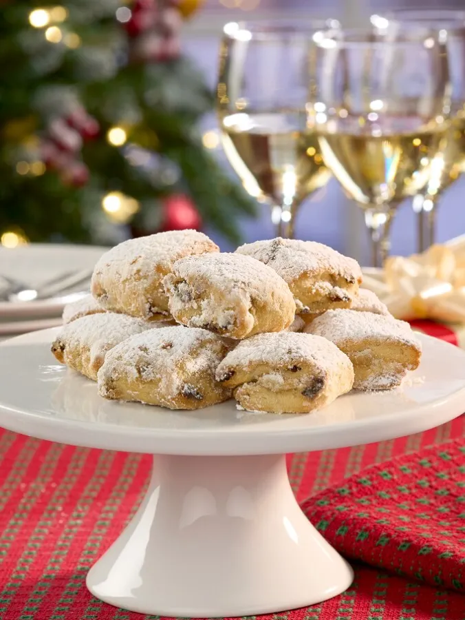 German Marzipan Stollen Mini Loaves