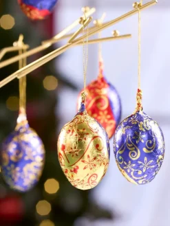 German Milk Chocolate Foiled Christmas Ornaments