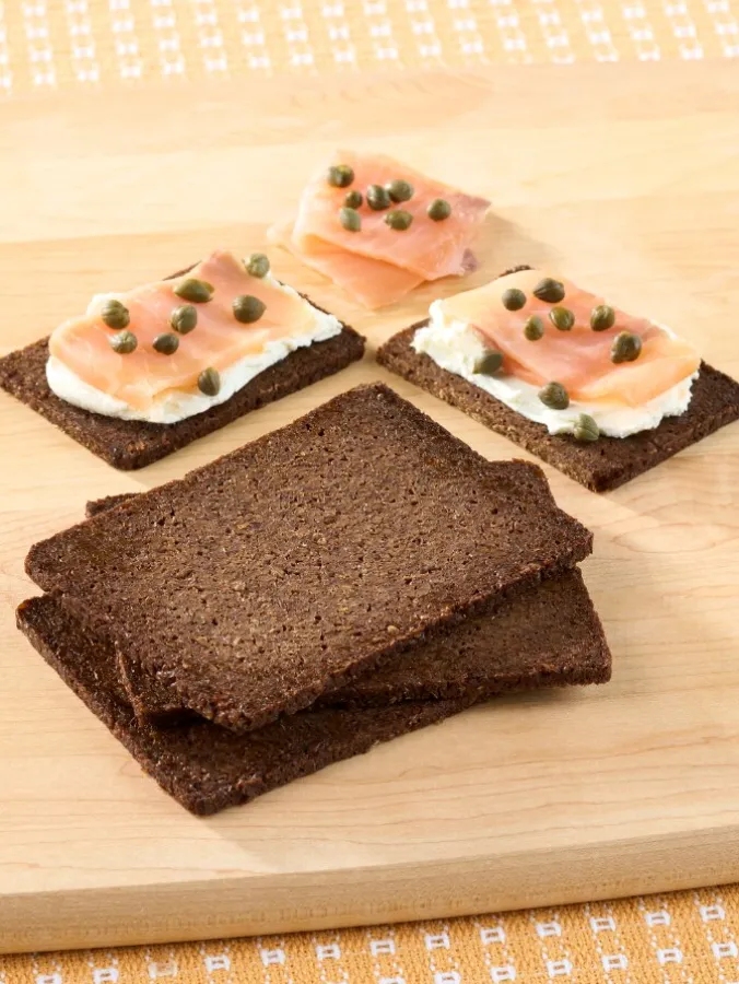 German Pumpernickel Health Bread, 2 Loaves