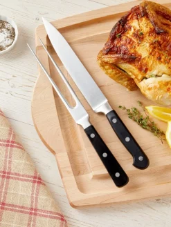German Stainless Steel 2-Piece Carving Set