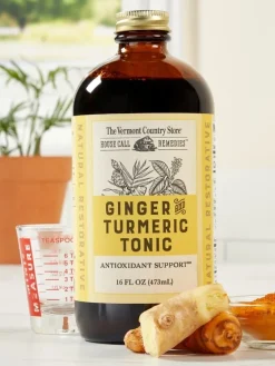 Ginger and Turmeric Tonic, 16 oz. Bottle