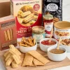 Gourmet Cheese Crackers, Nuts, and Dipping Pretzels Gift Box