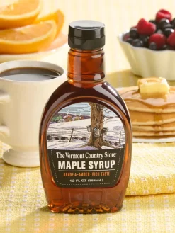 Grade A Amber Vermont Maple Syrup Squeeze Bottle