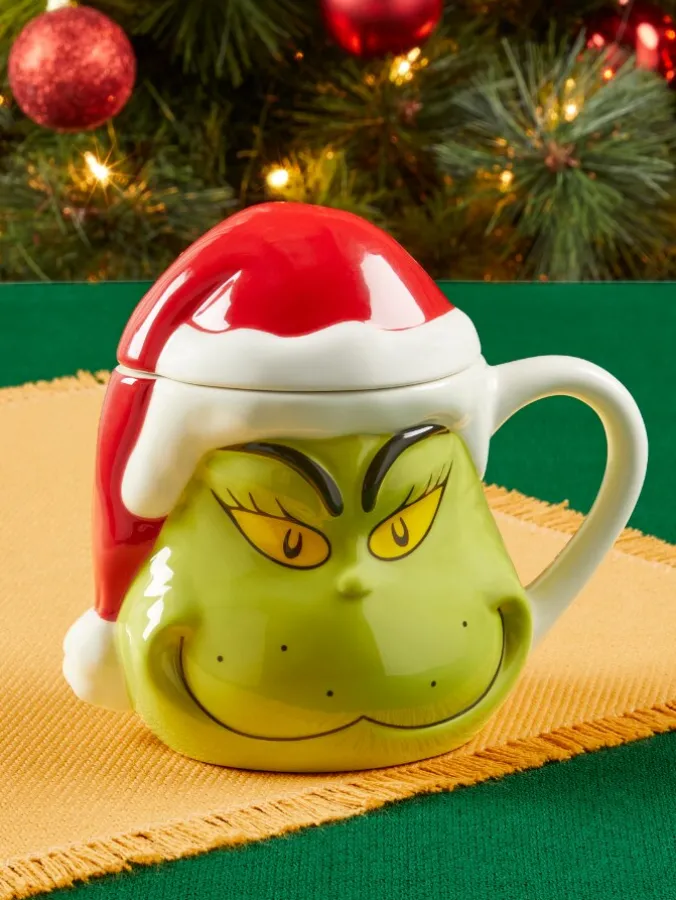 Grinch Mug With Lid