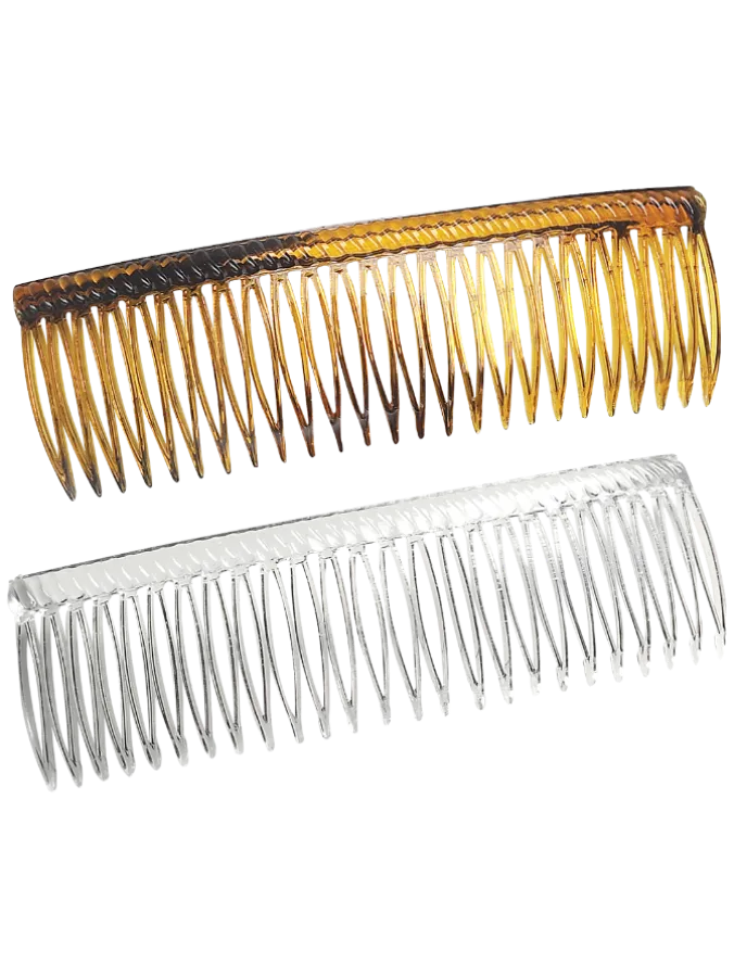 Grip-Tuth 3-1/4-Inch Shorty Side Hair Combs