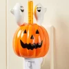 Halloween Ghost and Jack-o'-Lantern Bubble-Light Night-Light