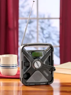 Hand-Crank Weather Radio