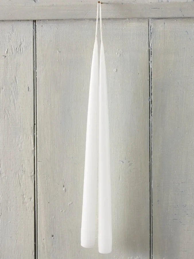 Hand-Dipped 13-Inch Taper Candles, 3 Pairs