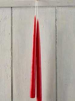 Hand-Dipped 13-Inch Taper Candles, 3 Pairs