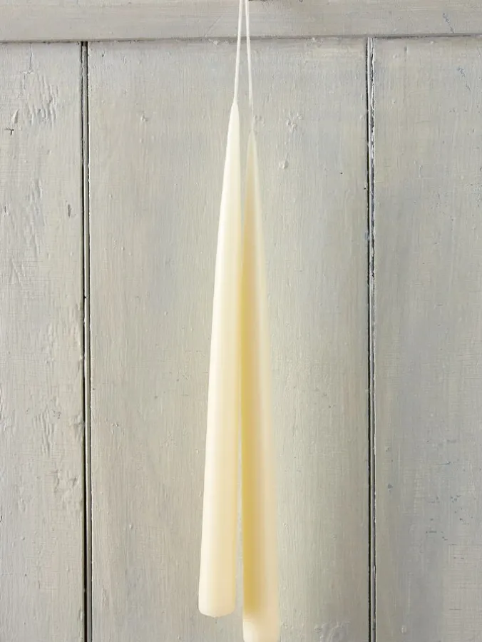 Hand-Dipped 13-Inch Taper Candles, 3 Pairs