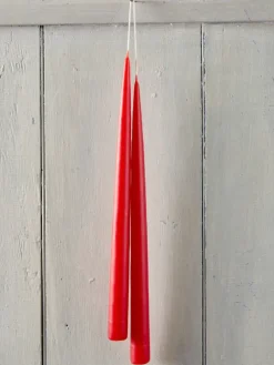 Hand-Dipped 13-Inch Taper Candles, 3 Pairs